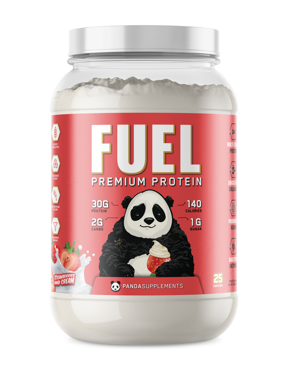 FUEL Premium Protein (Strawberries & Cream) – Panda Supps