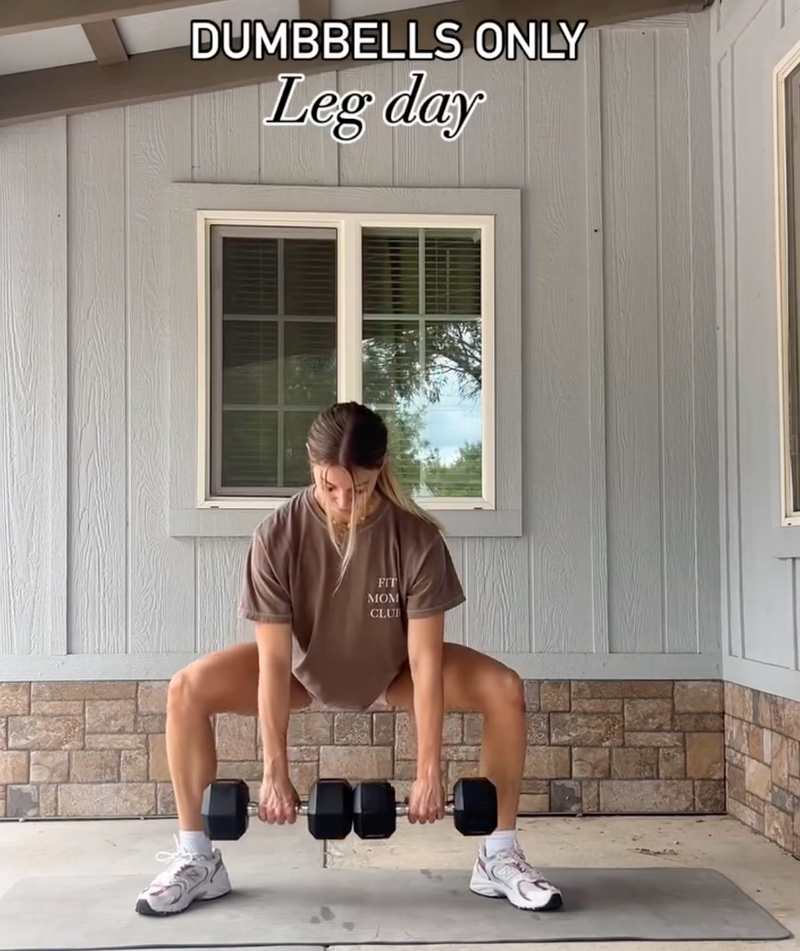 Intense Dumbbell-Only Leg Day