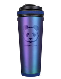 36oz Stainless Steel Insulated Ice Shaker - Panda Logo