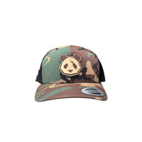 Premium Leather Patch Snap Back Hats (Lightning Bolt Panda Head)