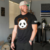 Men's PANDA Logo Tshirt - Black