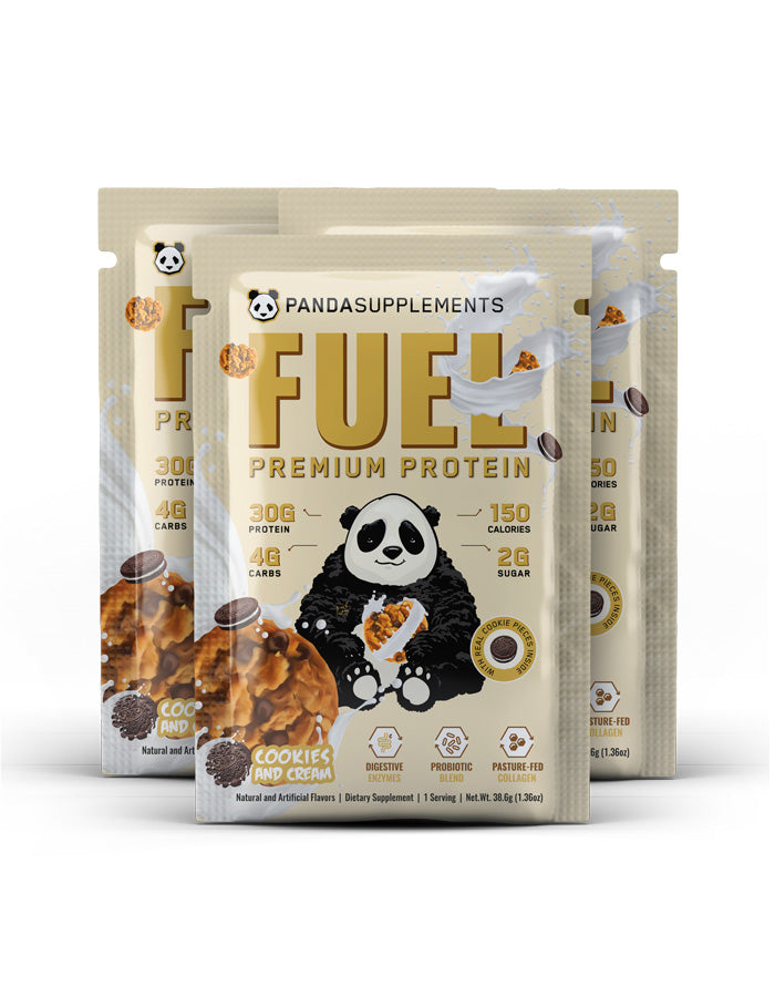 FUEL Premium Protein (Cookies and Cream) - 3 Sample Pack