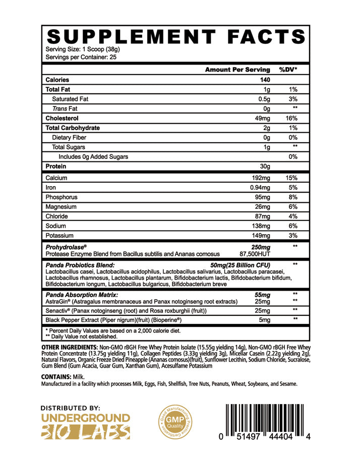 FUEL Premium Protein (Pineapple Whip) with Freeze Dried Pineapple Inclusions