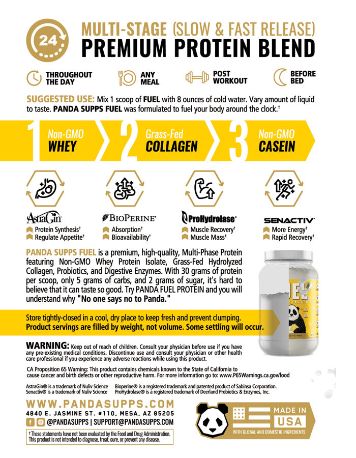 FUEL Premium Protein (Pineapple Whip) with Freeze Dried Pineapple Inclusions