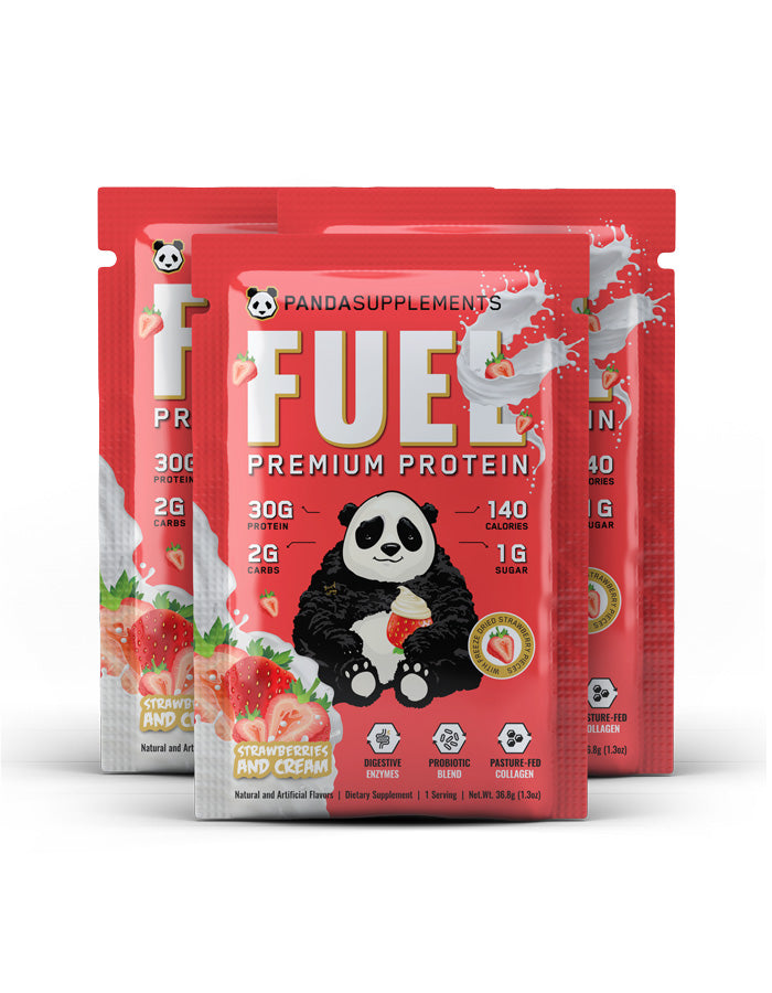 FUEL Premium Protein (Strawberries and Cream) - 3 Sample Pack