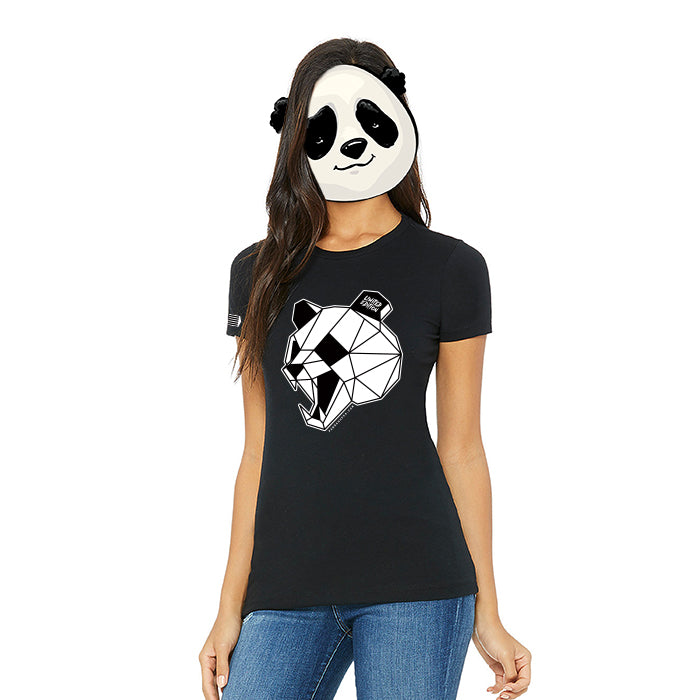 Women's Limited Edition 3D Angry Panda Tshirt