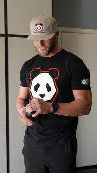 Men's PANDA Logo Tshirt - Black