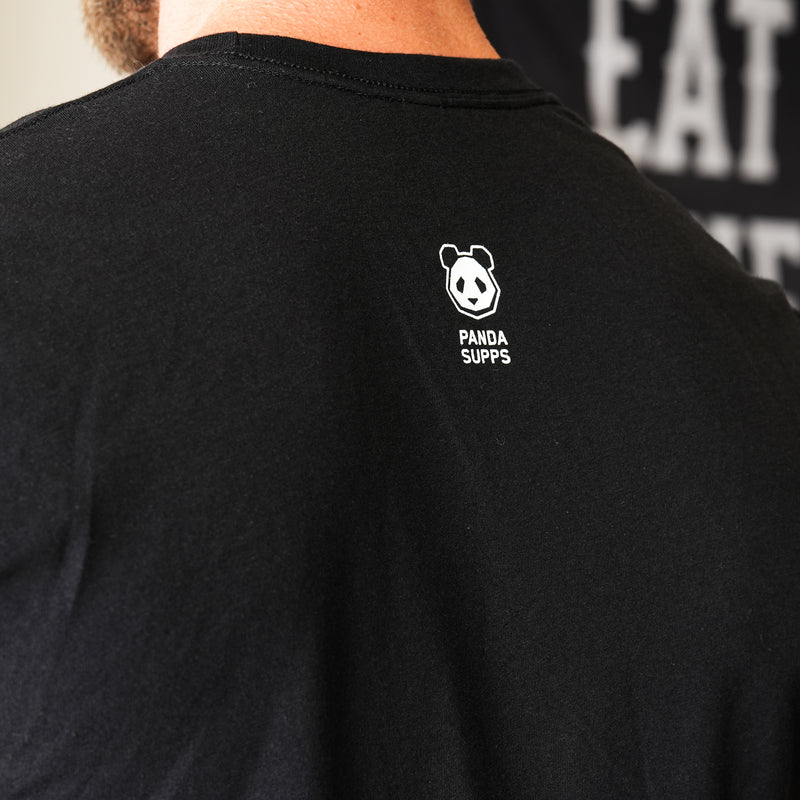 Men's PANDA Logo Tshirt - Black