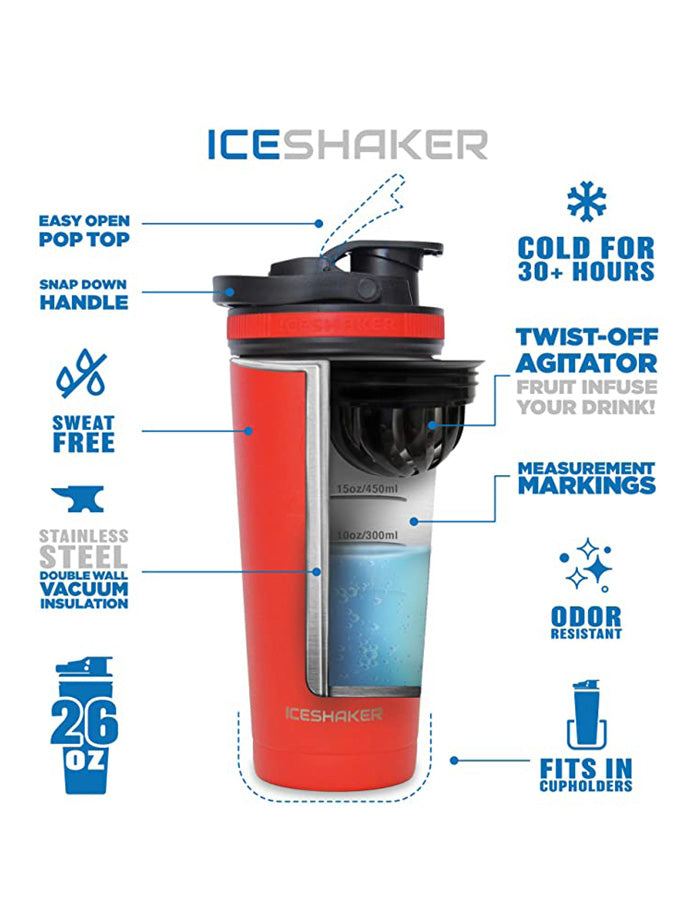 Insulated Stainless Steel Shaker Bottles and Shaker Cups