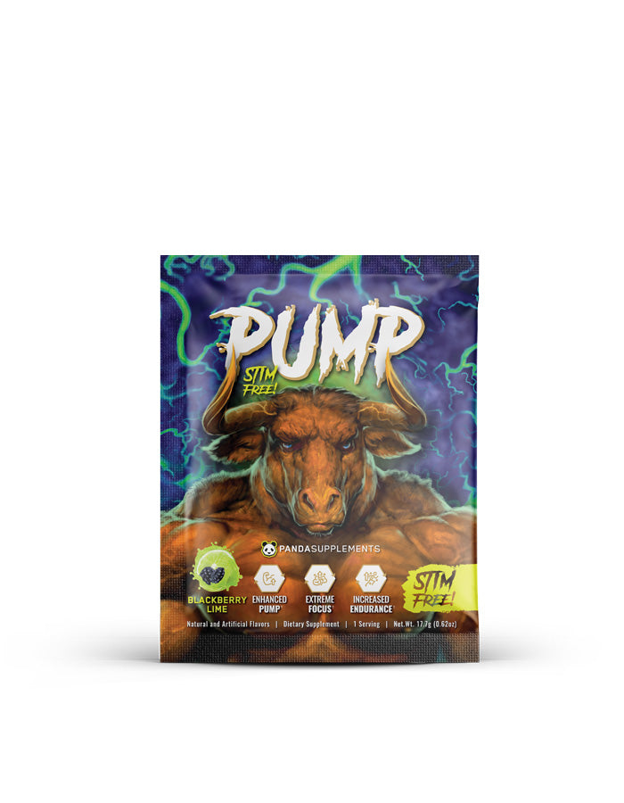 ALL NEW! PUMP NON STIM PRE | SAMPLE PACK (Blackberry Lime) - 3 Sample Pack