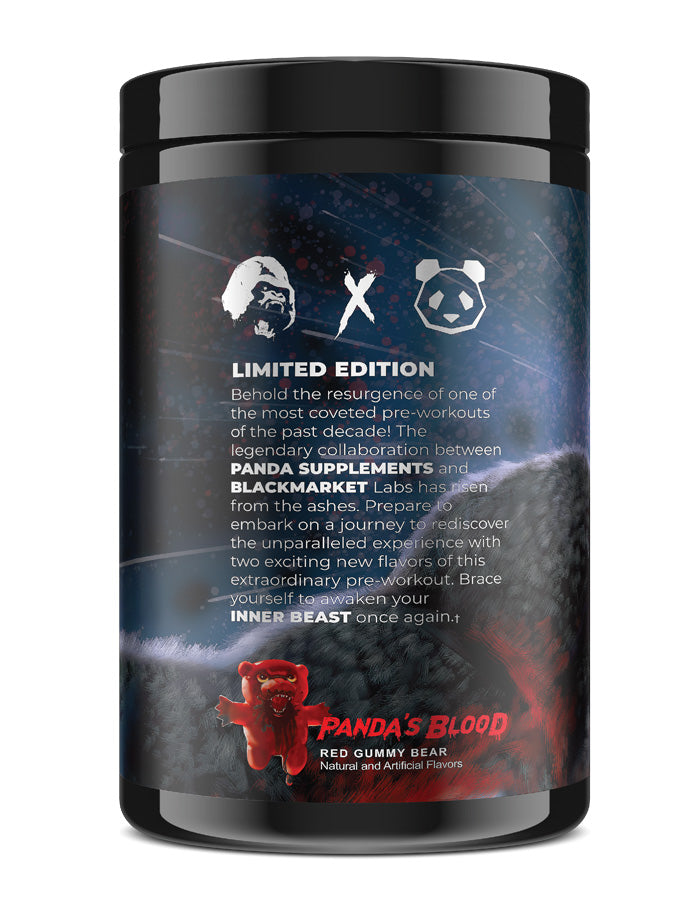 PANDA VS GORILLA Collaboration (Panda's Blood) RED GUMMY BEAR