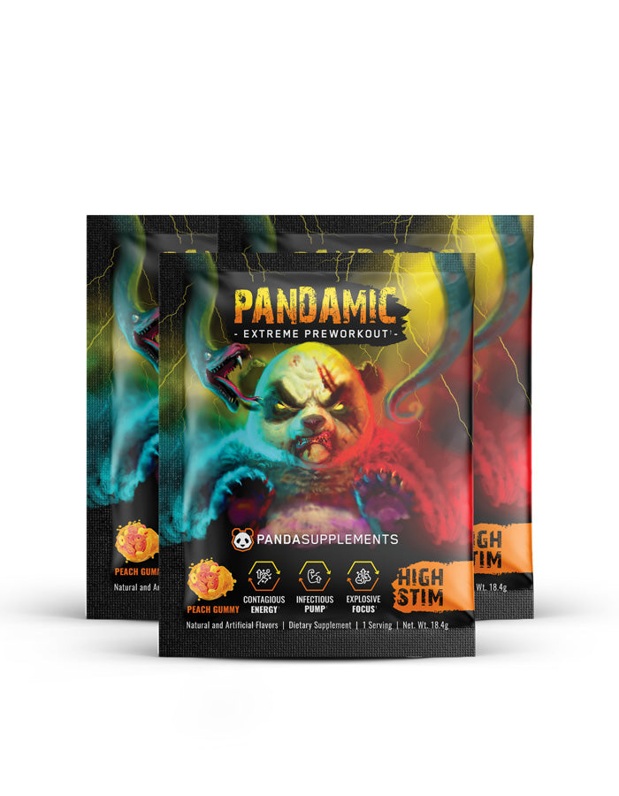 PANDAMIC SAMPLE PACK (Peach Gummy Rings) - 3 Sample Pack