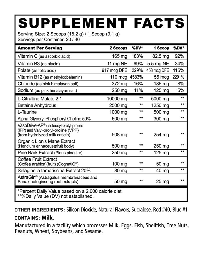 PUMP STIM FREE PRE-WORKOUT