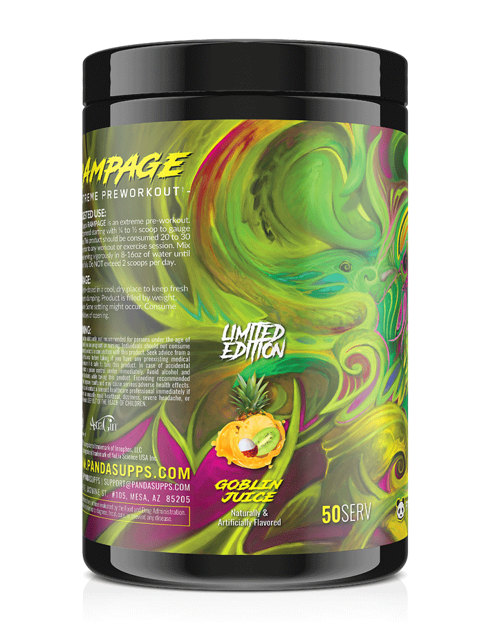 RAMPAGE - Limited Edition Pre Workout (Goblin Juice) Limited Edition Flavor & Formula