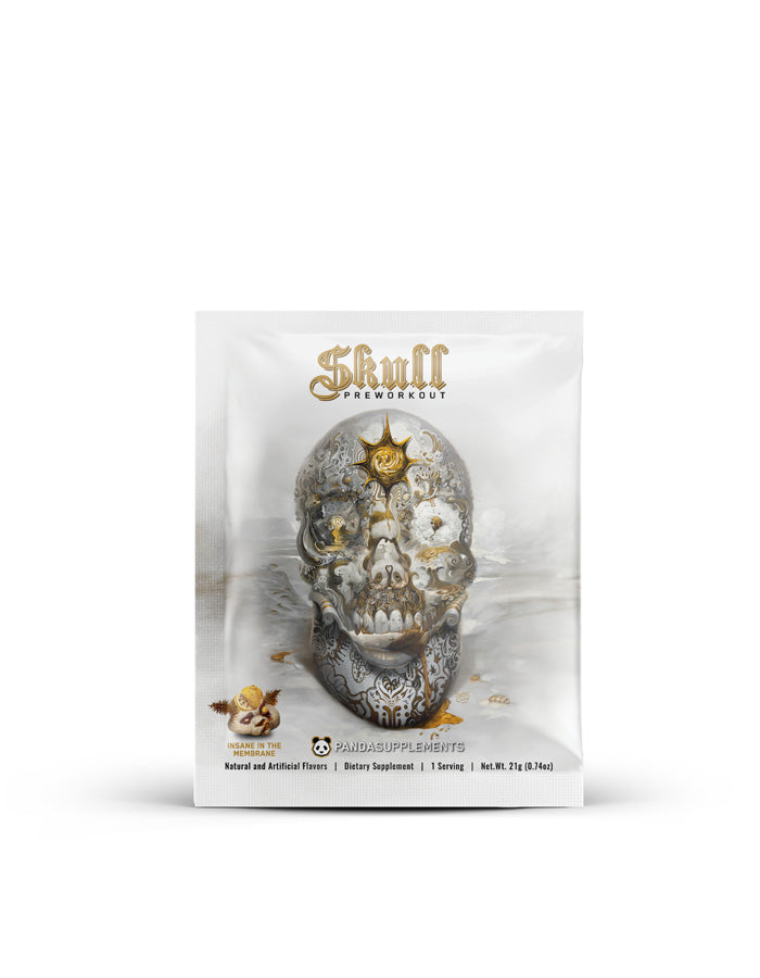 SKULL Pre Workout | SAMPLE PACK (Insane In The Membrane) Blueberry Lemonade Pineapple - 3 Sample Pack