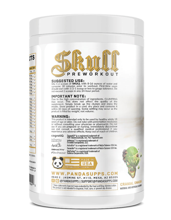 SKULL Nootropic Pre-Workout