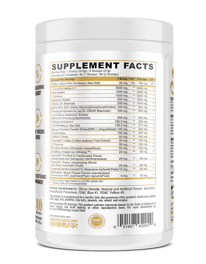 SKULL Nootropic Pre-Workout