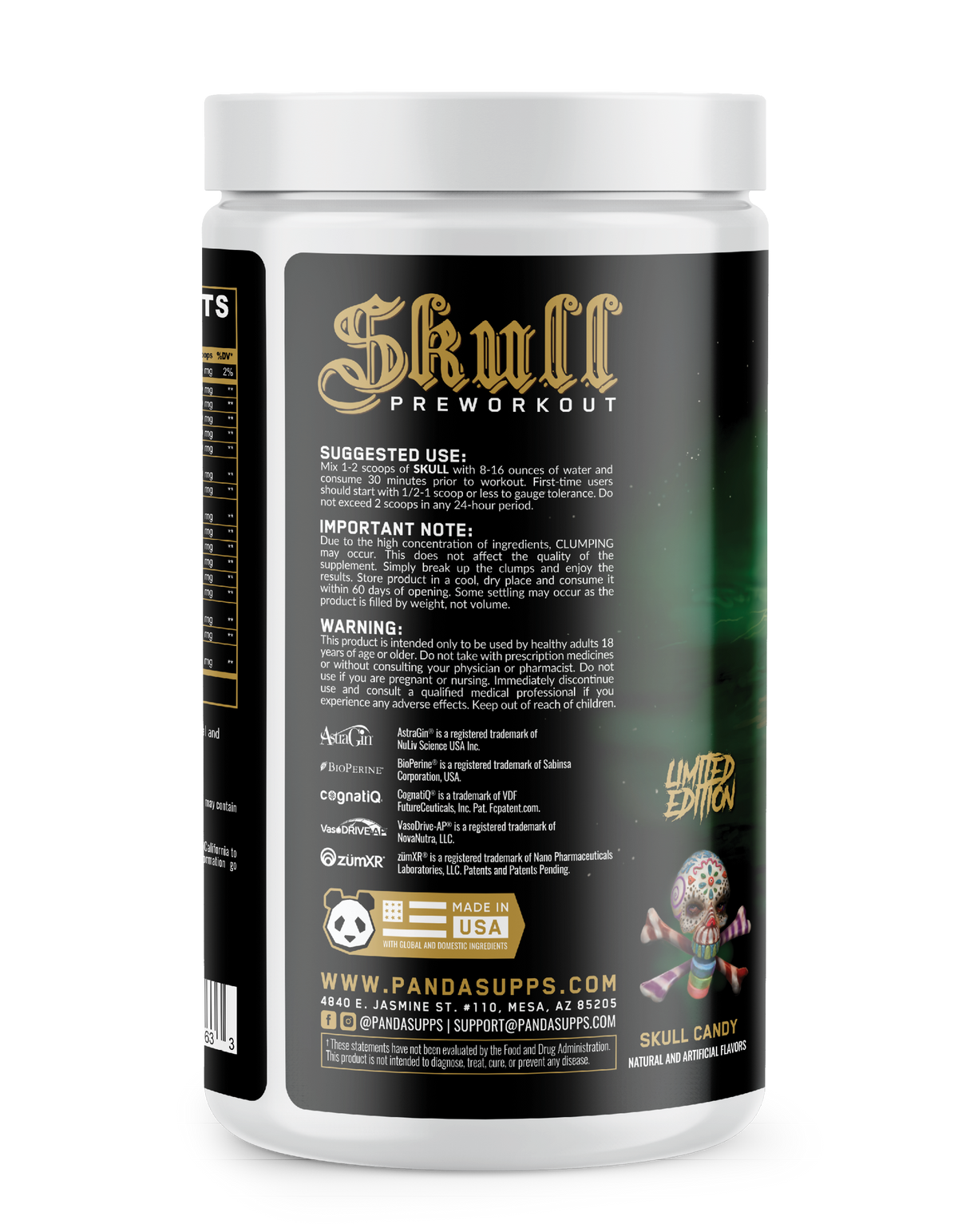 Skull - Limited Edition Pre-Workout (Skull Candy)