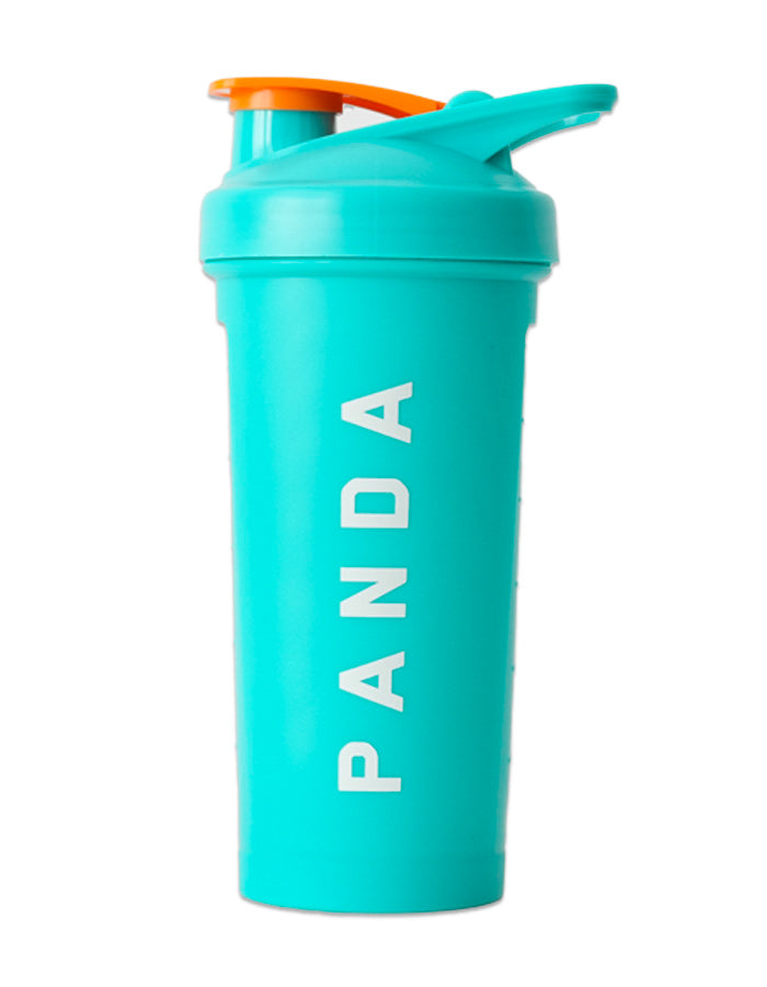 New Aqua & Orange Original Panda Head Shaker